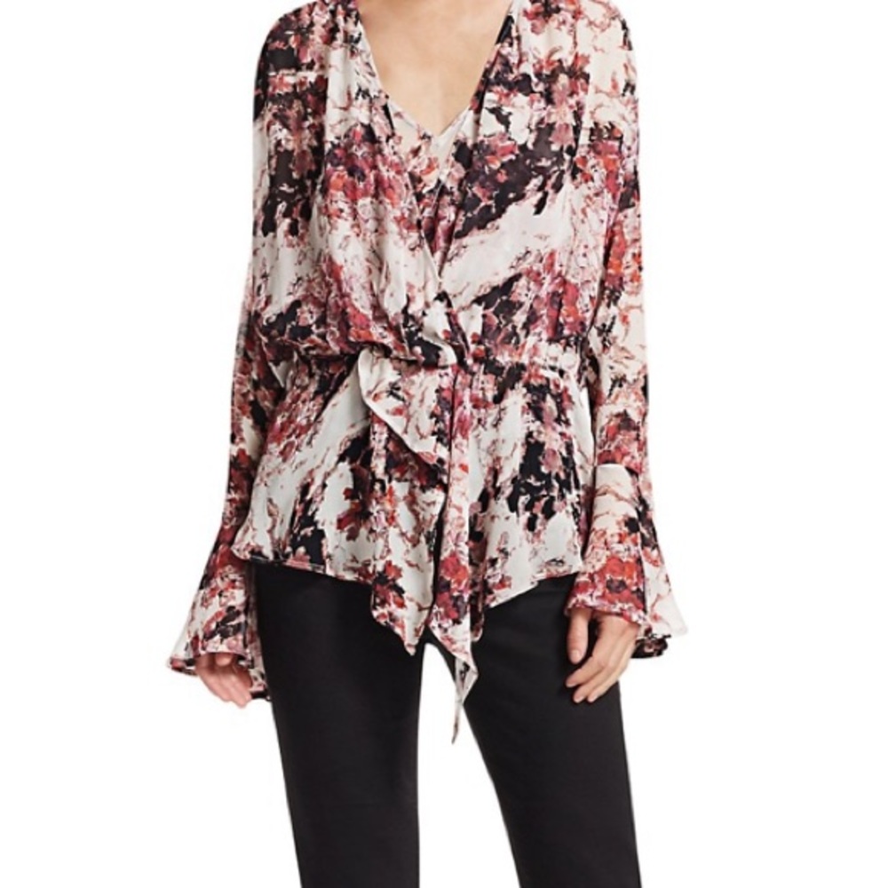 NWT IRO “Paradon” floral blouse